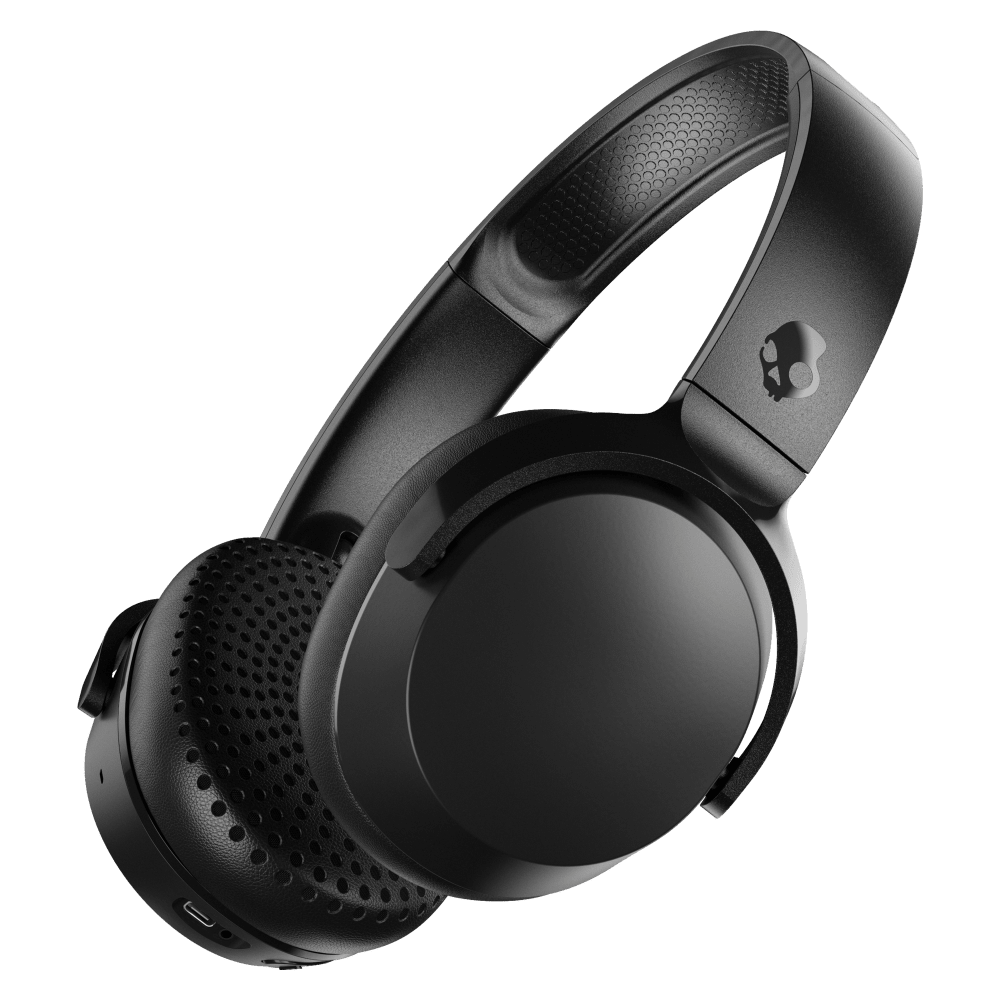 Skullcandy Riff 2 True Wireless On Ear Black Headphones Black On-Ear Headphones - Tophatter Daily Deals